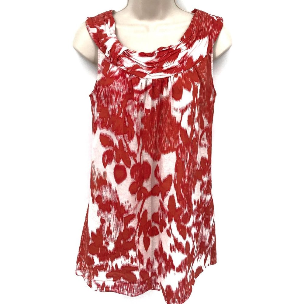 Cabi Print Lightweight Sleeveless Blouse XS